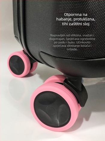 Mijiya silikon zaštitni poklopac kotača prtljage, otporan na habanje, univerzalno kompatibilan