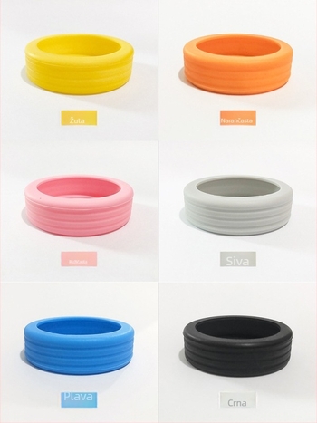 Mijiya silikon zaštitni poklopac kotača prtljage, otporan na habanje, univerzalno kompatibilan