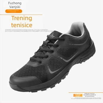 Trening tenisice za trčanje, niski kroj, prozračna mreža u unutrašnjosti, platneni gornji dio, EVA đon, vezanje šnurkama