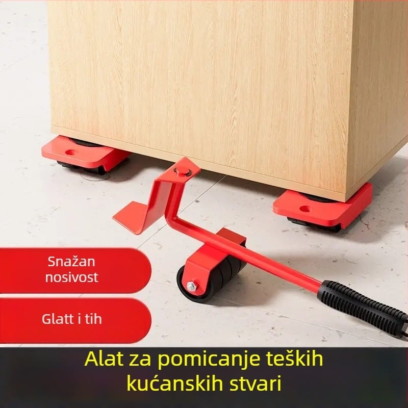 Alat za preseljenje namještaja s univerzalnim kotačićima, za namještaj i teške predmete, karbidni materijal, paket od 20 komada