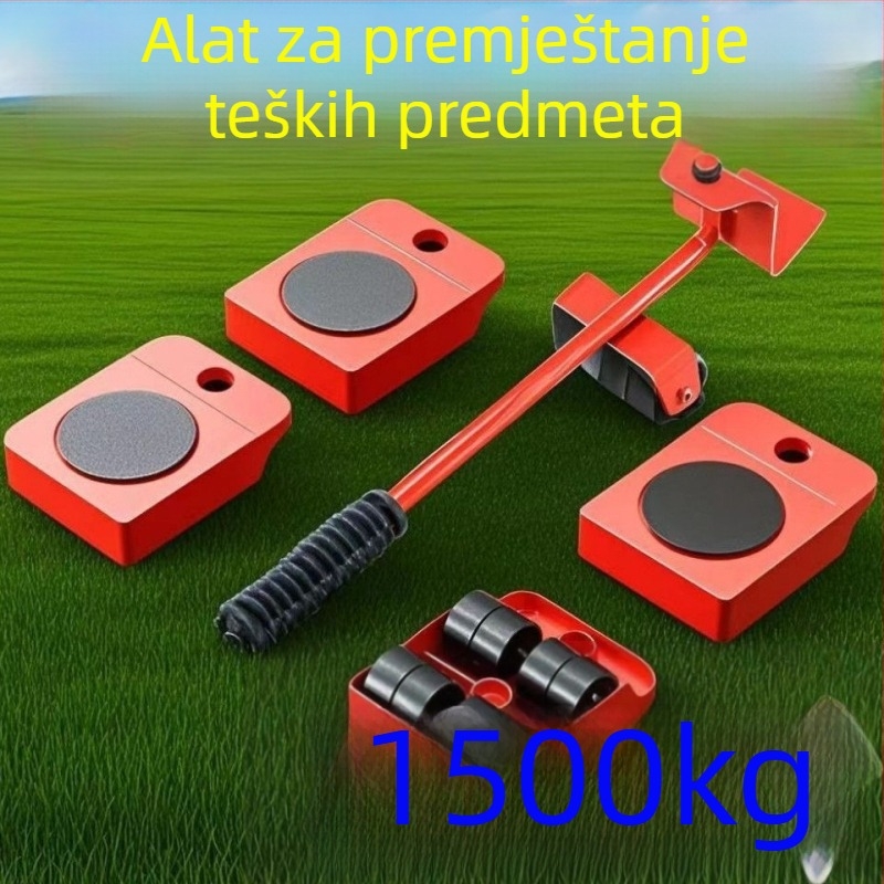 Alat za preseljenje namještaja s univerzalnim kotačićima, za namještaj i teške predmete, karbidni materijal, paket od 20 komada