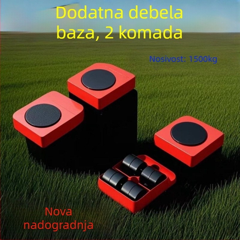 Alat za preseljenje namještaja s univerzalnim kotačićima, za namještaj i teške predmete, karbidni materijal, paket od 20 komada