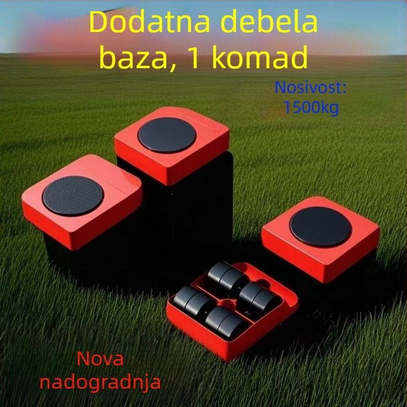 Alat za preseljenje namještaja s univerzalnim kotačićima, za namještaj i teške predmete, karbidni materijal, paket od 20 komada