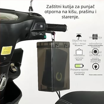 Kutija za punjenje električnog vozila — vodootporna i otporna na prašinu, za vanjsko punjenje i skladištenje utikača