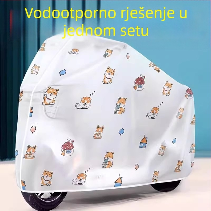 Kryt za električno vozilo - zaštita od kiše i sunca, vodootporan, jednostavan stil