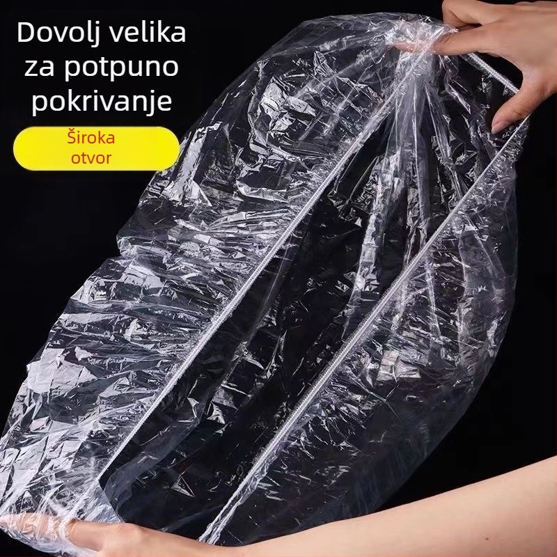 Univerzalna jednokratna navlaka za sjedalo električnih vozila – prozirna plastična navlaka za sjedalo, vodootporna i otporna na prašinu, minimalistički stil