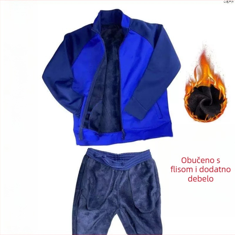 Vojna trening uniforma, tematska gašenja požara, s fleec podstavom, dugim rukavima, zimi, unisex (mješavina poliestera i pamuka; fleec podstava; dugi rukavi; zima; unisex)