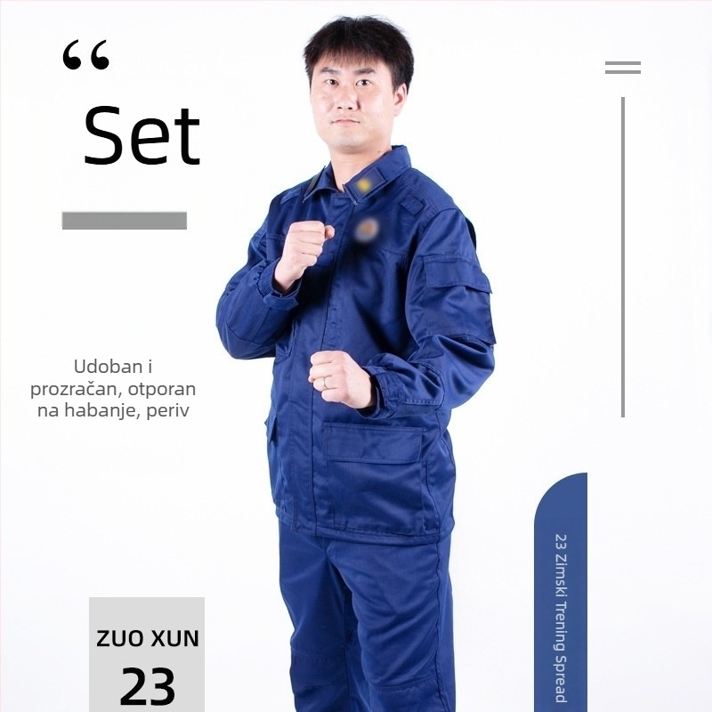 Jihua 23 trening uniforma – poliester-bavlena smjesa, prozračna, otporna na habanje, unisex, za sve sezone, Model 19