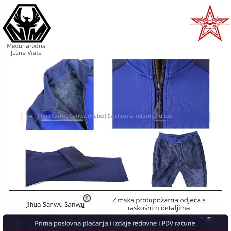 Unisex trenirka — poliester, brzo sušenje, prozračna, otporna na vjetar, pogodna za zimu, proljeće i jesen