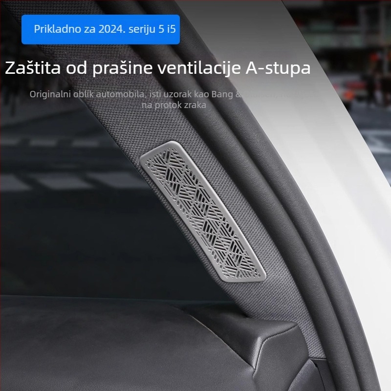 BMW 5 Series A-pilar zaštitni poklopac za otvor klima-uređaja dekorativna naljepnica za unutrašnjost vozila – Horse friend, kompatibilno s 26 modela, bez prilagođavanja