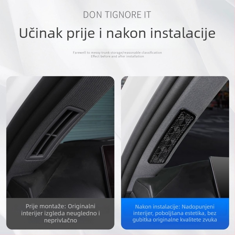 BMW 5 Series A-pilar zaštitni poklopac za otvor klima-uređaja dekorativna naljepnica za unutrašnjost vozila – Horse friend, kompatibilno s 26 modela, bez prilagođavanja