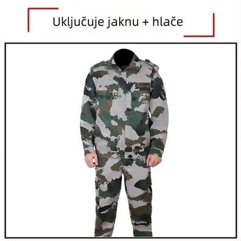 Unisex komplet kamuflažne trening uniforme – pamukom mješavina, brzo sušenje, prozračna, otporna na habanje, za sve sezone