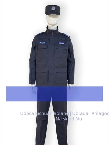 Jakna za administrativne/sudske uniforme, vlage upijajuća poliester smjesa, proljeće-jesen, odrasli muškarac