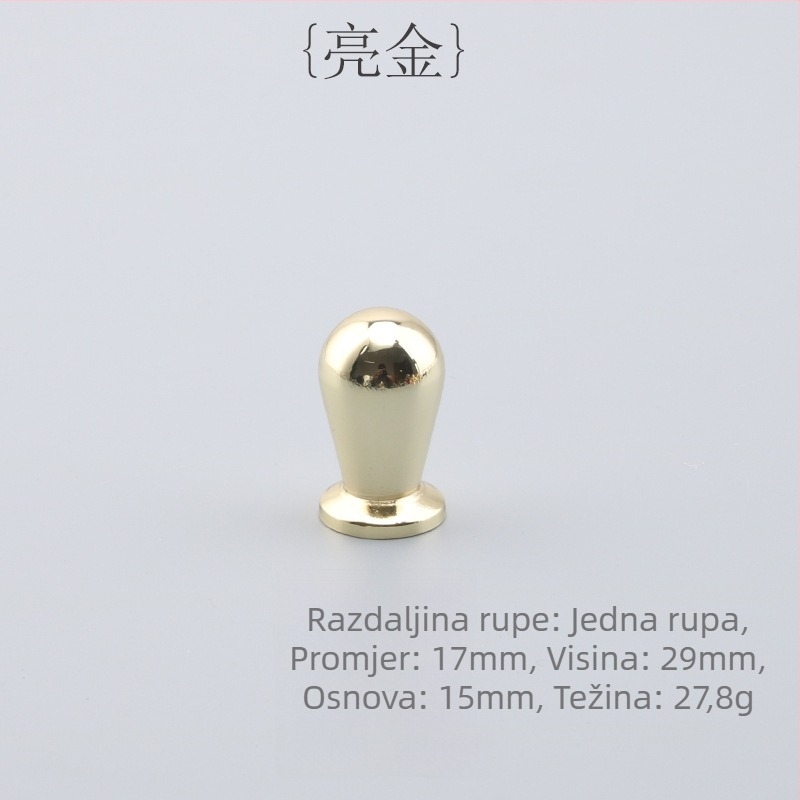 Kuka za namještaj od cinkovog legura – jednopreuzmontiranje, europski stil, moderni minimalistički dizajn, 6060/6061, elektroplatinacija