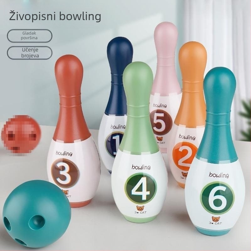 Unutarnji set za bowling za djecu i obitelj — Bowling accessories, Board supplies, Brand: Other