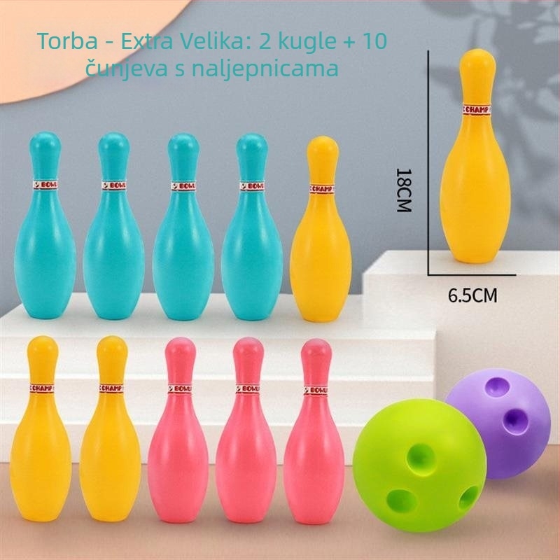 Unutarnji set za bowling za djecu i obitelj — Bowling accessories, Board supplies, Brand: Other
