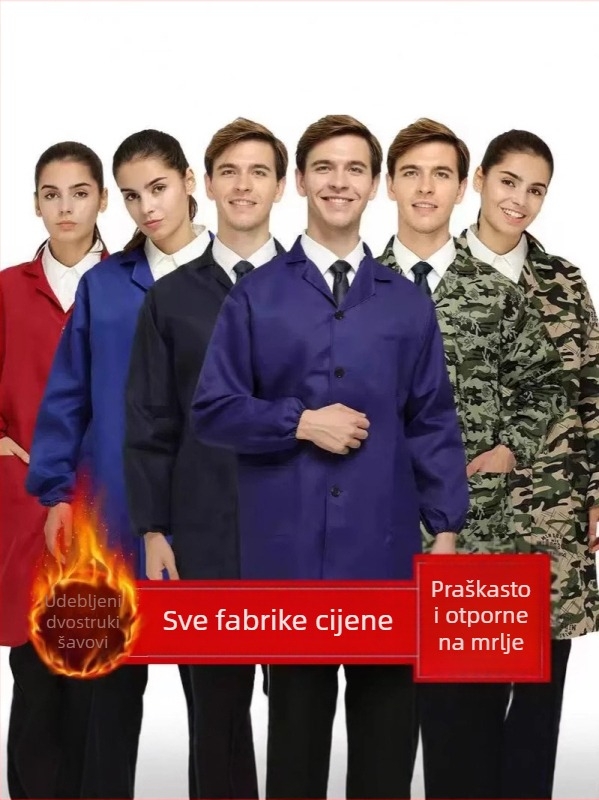 Muški radni kaput, prozračna tkanina, poliesterska vlakna, mješavina kemijskih vlakana, zimsku upotrebu