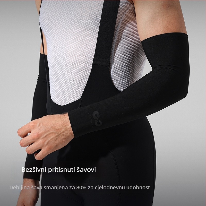Ice Silk rukavi za biciklizam – Nylon, Kompresija, Bez šavova, Prozračnost, UV zaštita (HB45)