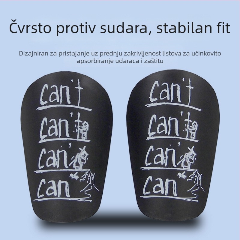 PU štitnik za potkoljenicu za nogomet s mogućnošću prilagodbe