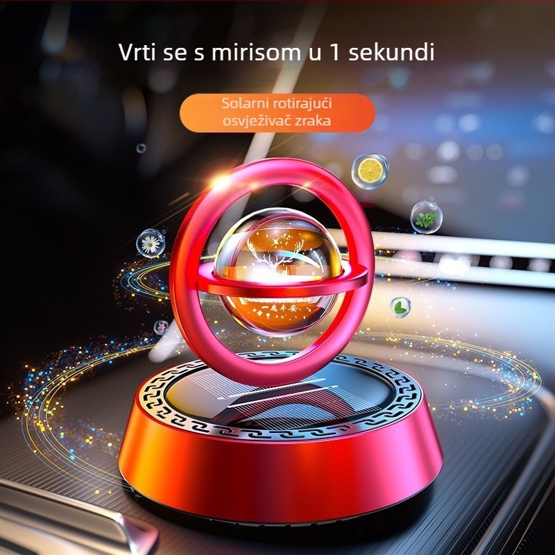 Auto parfumski ukras s aluminijskim držačem, postavljanje na sjedište, dekorativan, osvježavajući i aromatičan