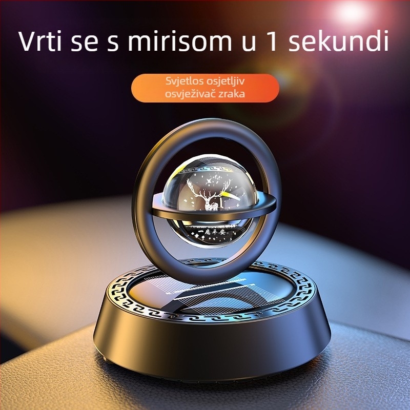 Auto parfumski ukras s aluminijskim držačem, postavljanje na sjedište, dekorativan, osvježavajući i aromatičan