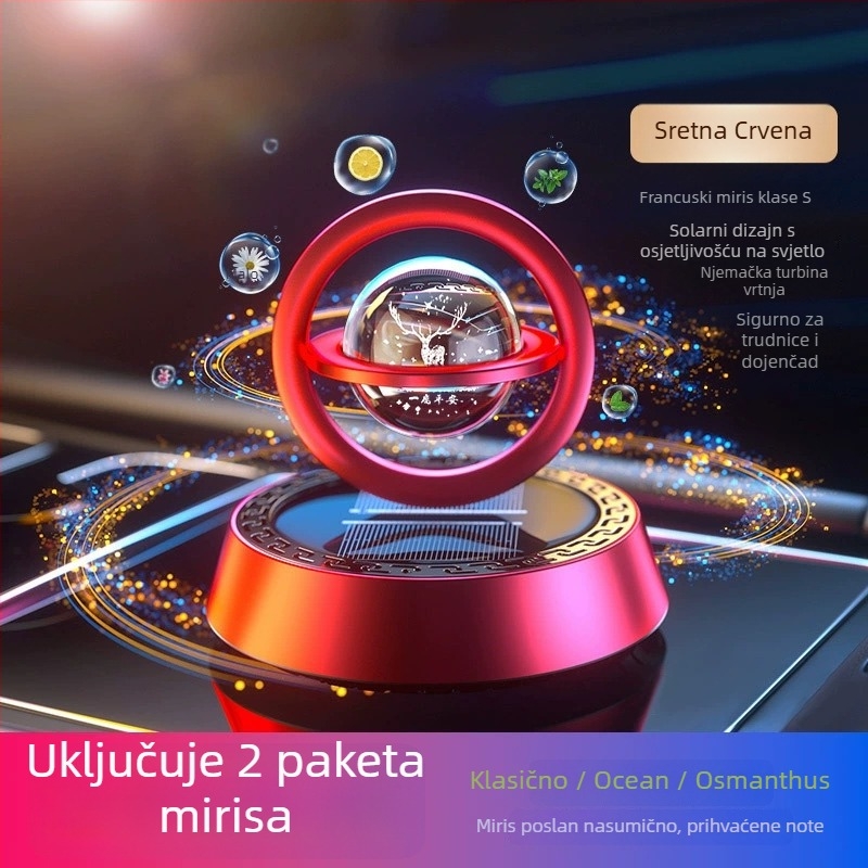 Auto parfumski ukras s aluminijskim držačem, postavljanje na sjedište, dekorativan, osvježavajući i aromatičan