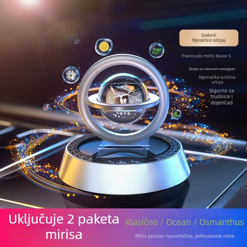 Auto parfumski ukras s aluminijskim držačem, postavljanje na sjedište, dekorativan, osvježavajući i aromatičan