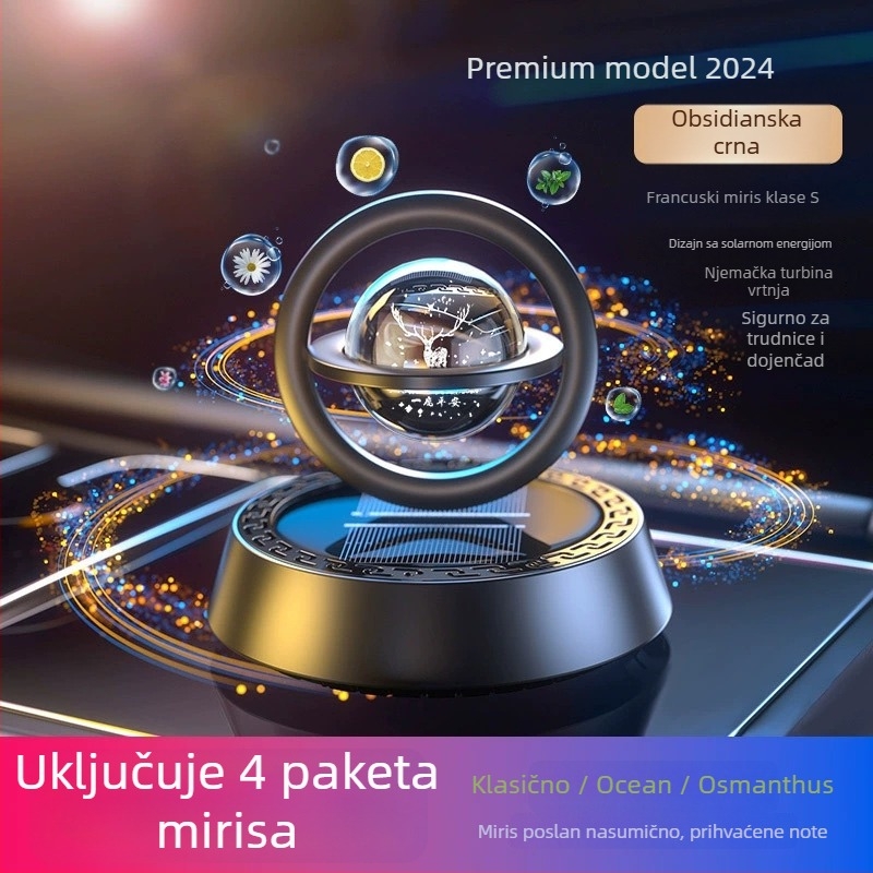 Auto parfumski ukras s aluminijskim držačem, postavljanje na sjedište, dekorativan, osvježavajući i aromatičan