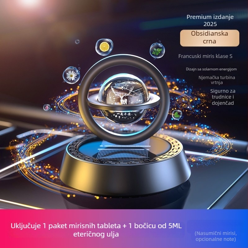 Auto parfumski ukras s aluminijskim držačem, postavljanje na sjedište, dekorativan, osvježavajući i aromatičan