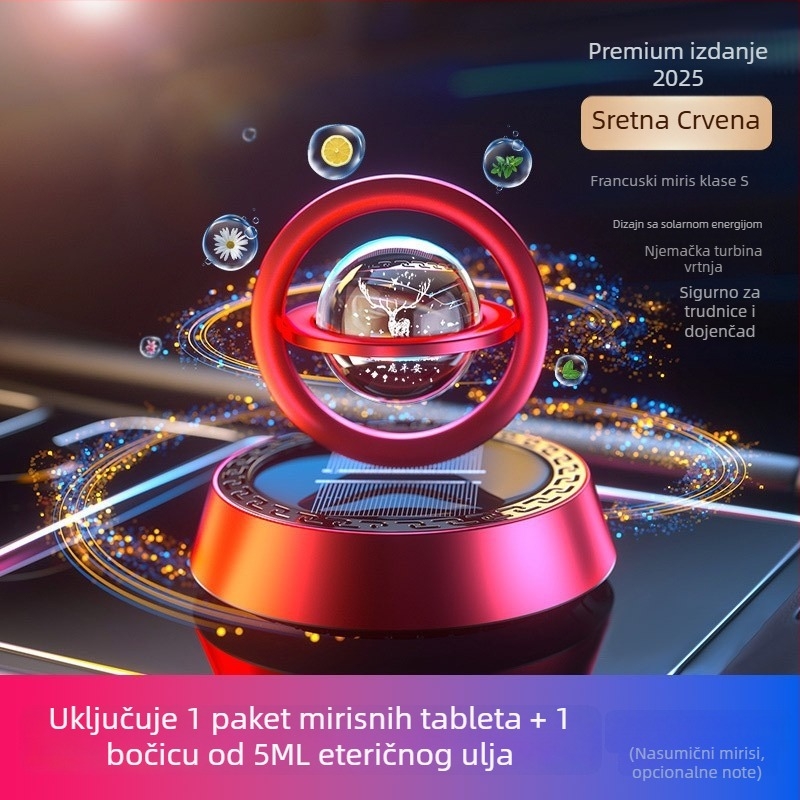 Auto parfumski ukras s aluminijskim držačem, postavljanje na sjedište, dekorativan, osvježavajući i aromatičan