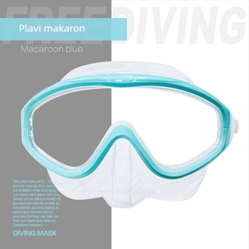 Maska za slobodno ronjenje, velik okvir, anti-fog, nizak volumen; materijal: tekući silikon; brend: OTHER; nema licenciranih privatnih marki