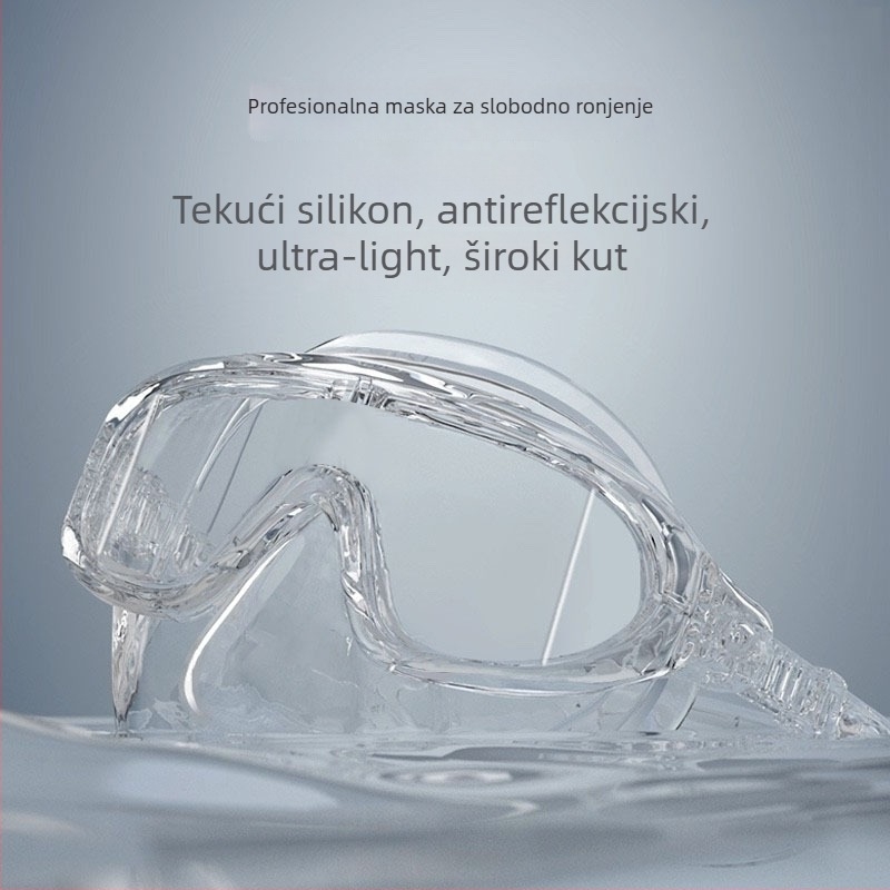 Maska za slobodno ronjenje, velik okvir, anti-fog, nizak volumen; materijal: tekući silikon; brend: OTHER; nema licenciranih privatnih marki