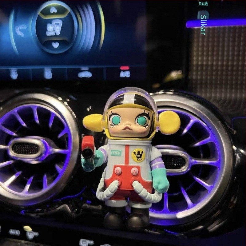 Auto dekorativni ukras za otvor ventilacije - crtani stil Bubble Jasmine astronaut, plastika, bez personalizacije
