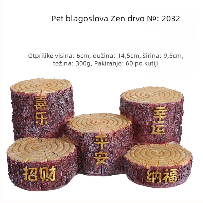 Figurica monaha od smole u kineskom stilu, karikatura dekoracija, dar za dom