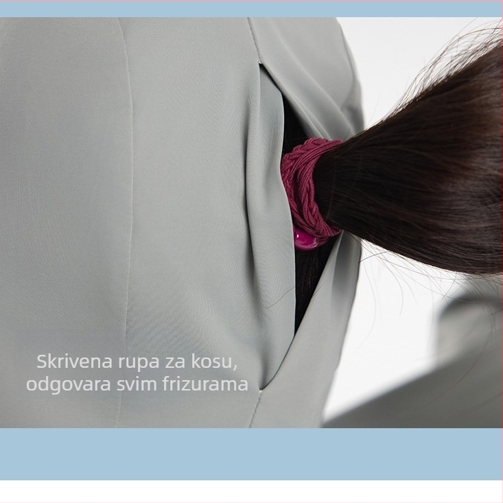 Ženska jakna s kapuljom za zaštitu od sunca — (UPF50+ UV zaštita, brzo sušenje, prozračna, 100% poliester)