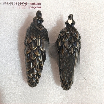 Kukački sat s Joyful pokretom, automatskim pogonom, plastičnim kućištem, cifrom od smole, dekorativni privjesak