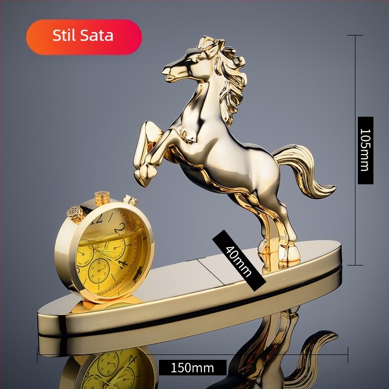 Auto solarni rotirajući konjski ukras od čelika, s mirisom i uklanjanjem mirisa, Frambo, jednostavan stil, u kutiji