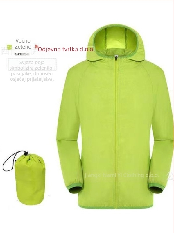 Odjeća za zaštitu od sunca s kapuljačom - tanak stil, mješavina poliestera, za tinejdžere, ljeto 2025