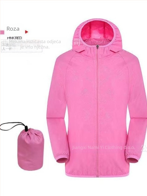 Odjeća za zaštitu od sunca s kapuljačom - tanak stil, mješavina poliestera, za tinejdžere, ljeto 2025