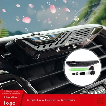 Auto klips za aromu — cvjetni miris, ugradnja na izlaz zraka, osvježava, sterilizira, uklanja neugodne mirise, traje više od 90 dana