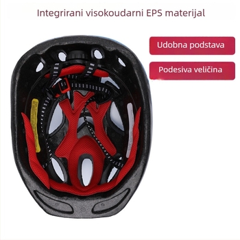 Dječja kaciga za bicikl i skejtanje - prilagodljiva, prozračna, PVC+EPS, Zhenku