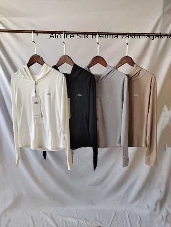 Ice Silk UPF40+ ženska jakna Slim-Fit s dugim rukavima i zatvaračem