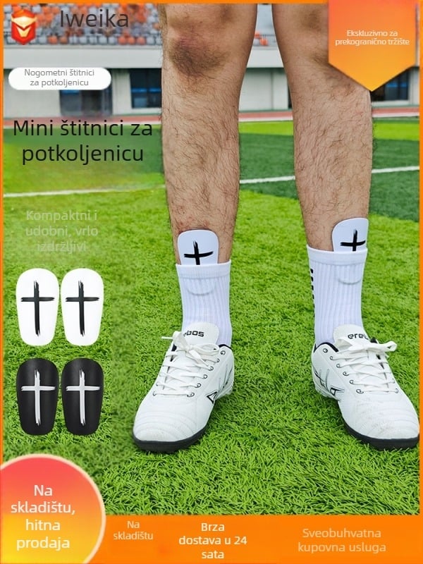 Mini štitnici za potkoljenicu za nogomet, PU materijal, kod Y-SPL37, prilagodljivo obrada, pogodna za nogomet, trčanje, košarku i odbojku