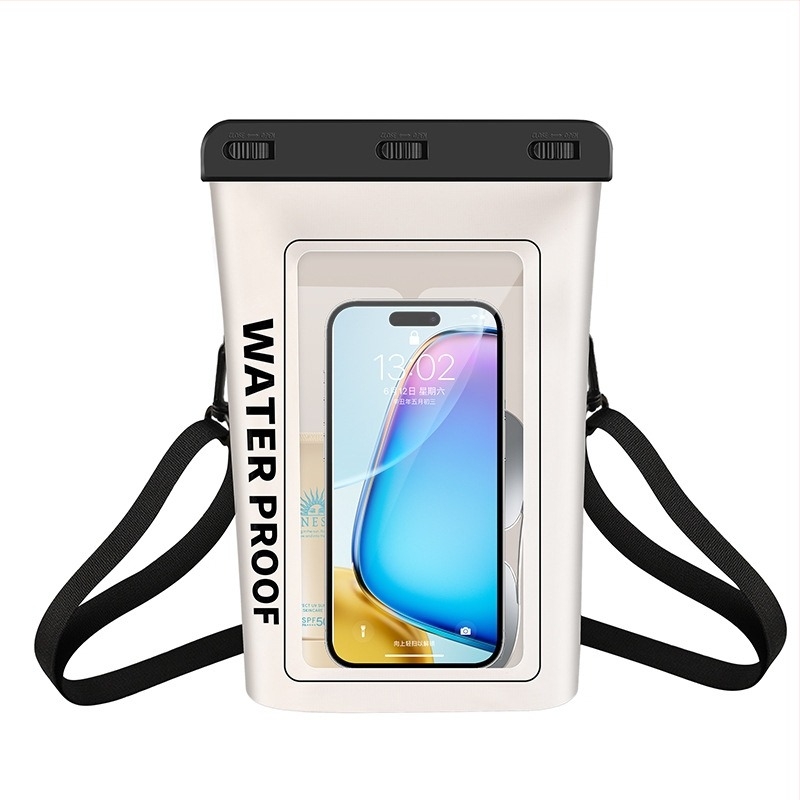 Vodootporna torbica za mobitel s dodirnim zaslonom, PVC, kapacitet 2 L, sportski outdoor stil