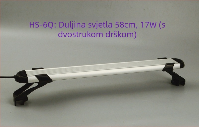 Akvarijsko svjetlo s punim spektromom, USB klip-on, za rastline, Betta i koralje, 5W, ABS