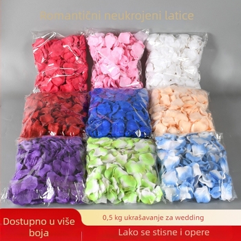 Paket lažnih latica ruža za prosidbu i vjenčanje, netkano vlakno, jednostavno pakiranje, brenda Rusen Wedding