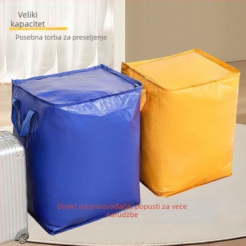 Torba za preseljenje za pakiranje, kubičnog oblika, PE materijal, vodootporna, 180–240 L kapaciteta