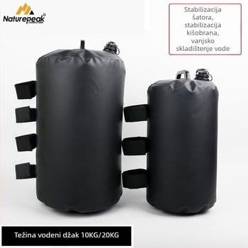 Vanjska vodena podloga za šatore i suncobrane — PVC, vodootporna tkanina, kapacitet 10 kg/20 kg, mogućnost tiskanja logotipa