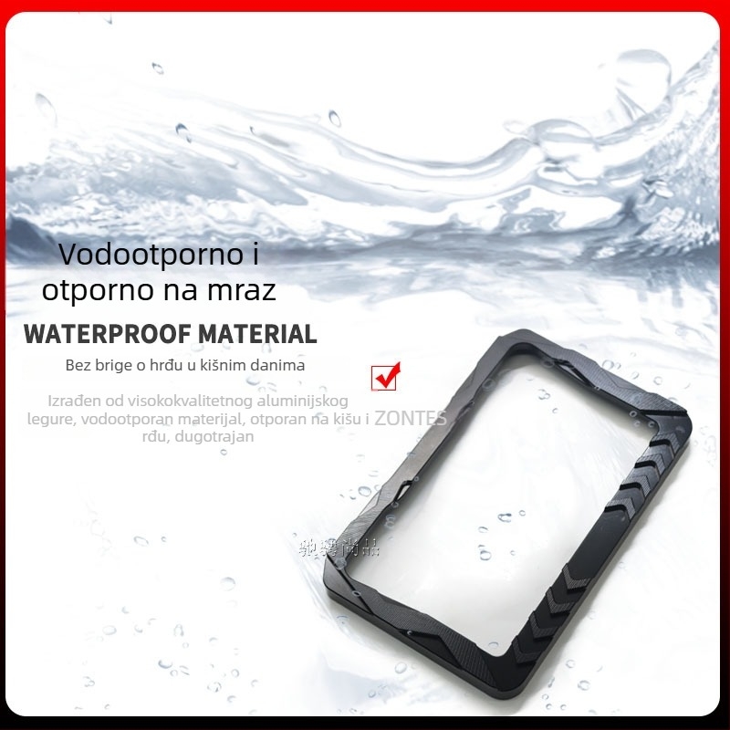 LISM 368G2025 Okvir zaštite ploče instrumenata za motocikl - aluminijska legura, otporna na prašinu i abraziju