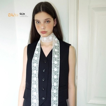 Čipkasto ovratničko ogrlica s geometrijskim dizajnom, korejski stil, Yiwu porijeklo, 20 g